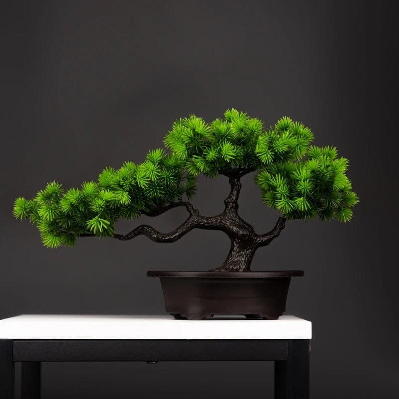 27cm Artificial Pine Bonsai Plant Realistic Indoor Bonsai Tree