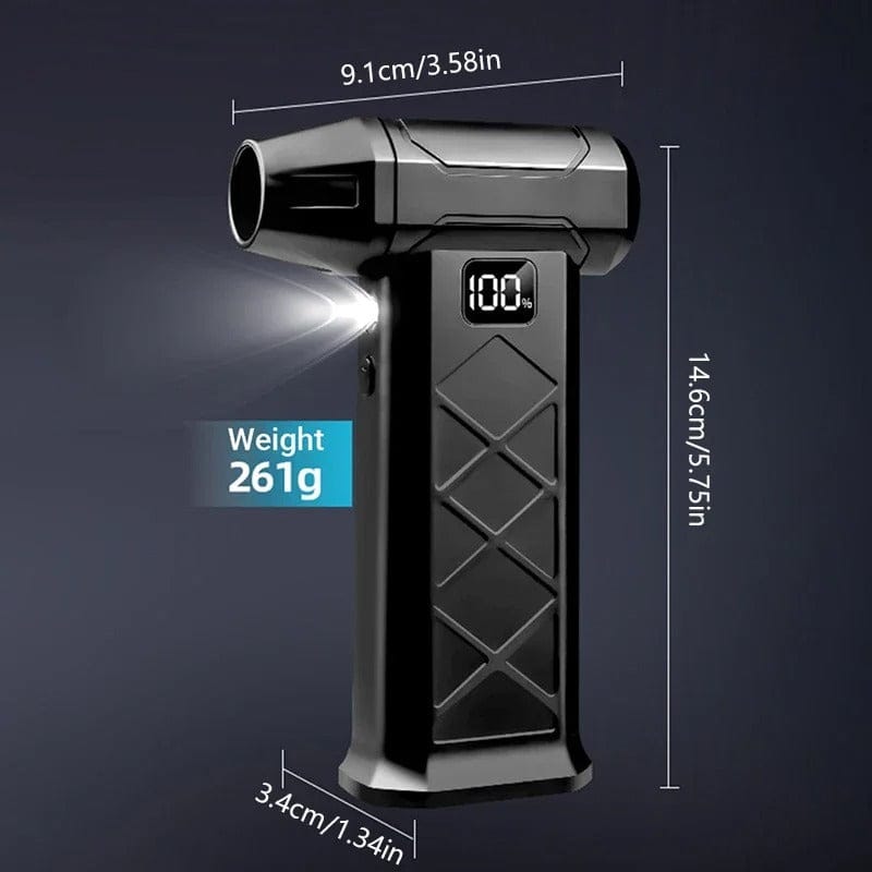 800000RPM Turbo Air Blower Powerful 5-Speed Brushless Handheld Fan