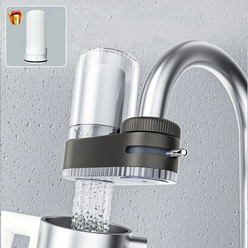 Faucet Water Purifier with Dual Washable Filter Elements
