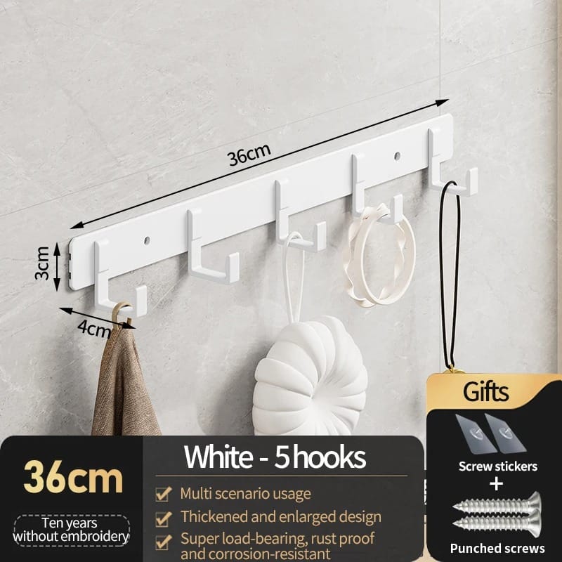 EntryHold Multi-Purpose Wall & Door Hooks Heavy-Duty Hangers