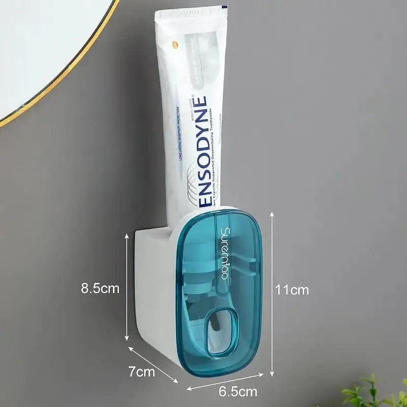 EasySqueeze Automatic Toothpaste Dispenser & Toothbrush Holder