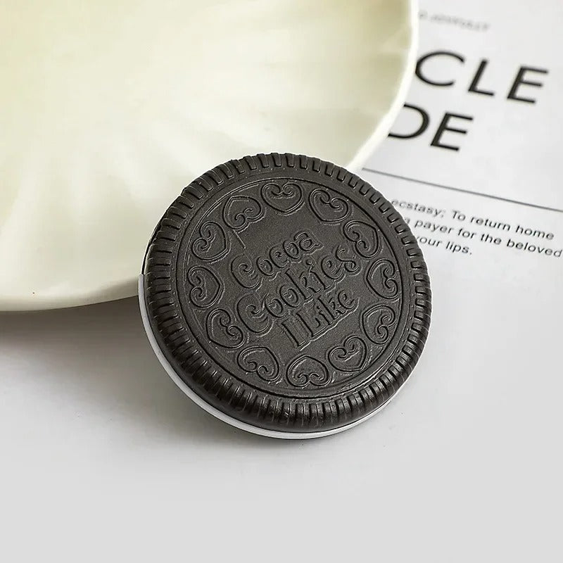 ChocoBiscuit Round Folding Makeup Mirror