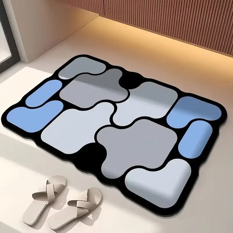Special-Shaped Diatom Mud Bathroom Mat – Absorbent & Anti-Slip Floor Mat