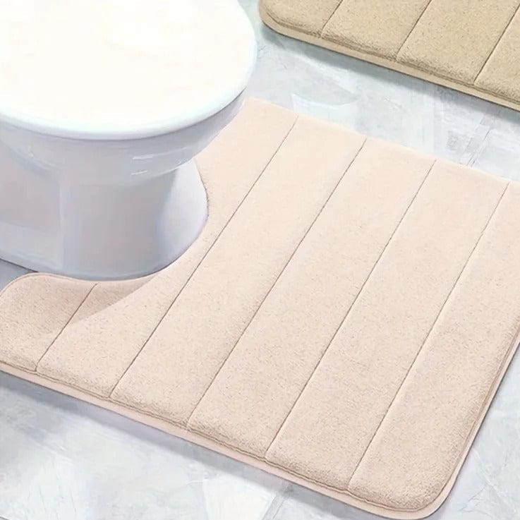 Luxury U-Shaped Memory Foam Bath Mat