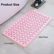 Non-Slip Bath Mat with Suction Cups