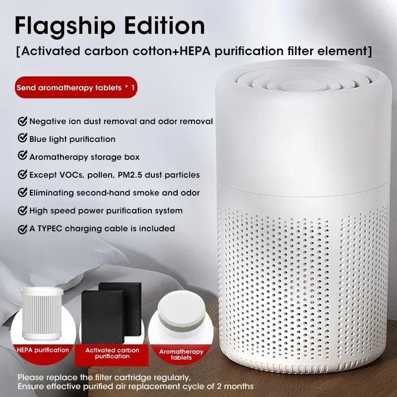 Hepa Air Purifier with Negative Ion Generator for Home