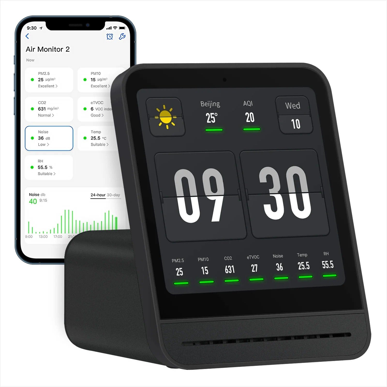 Air Monitor Gen 2 7-in-1 Indoor Air Quality Meter