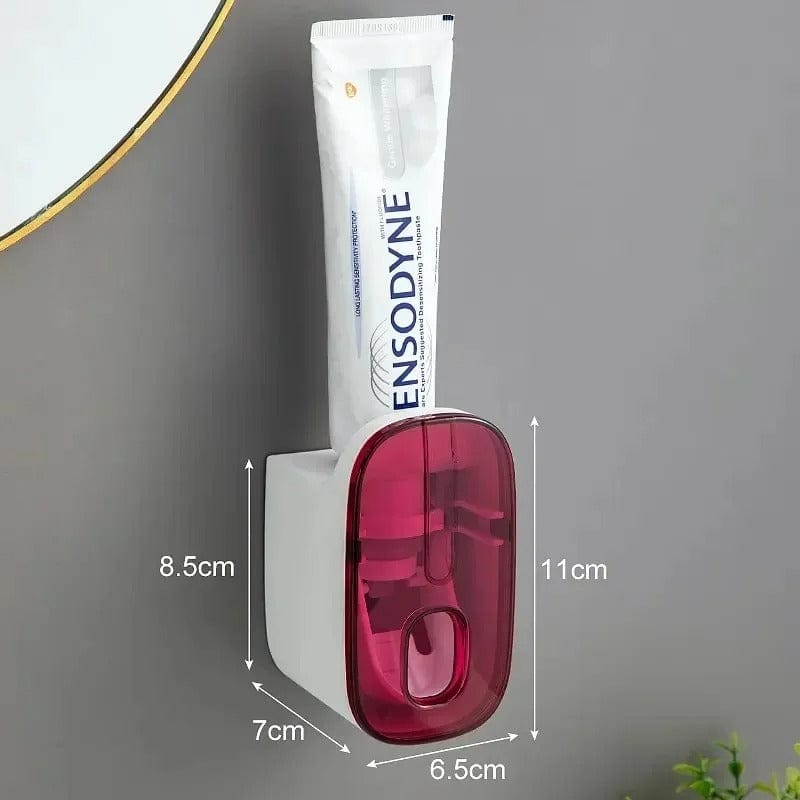 EasySqueeze Automatic Toothpaste Dispenser & Toothbrush Holder