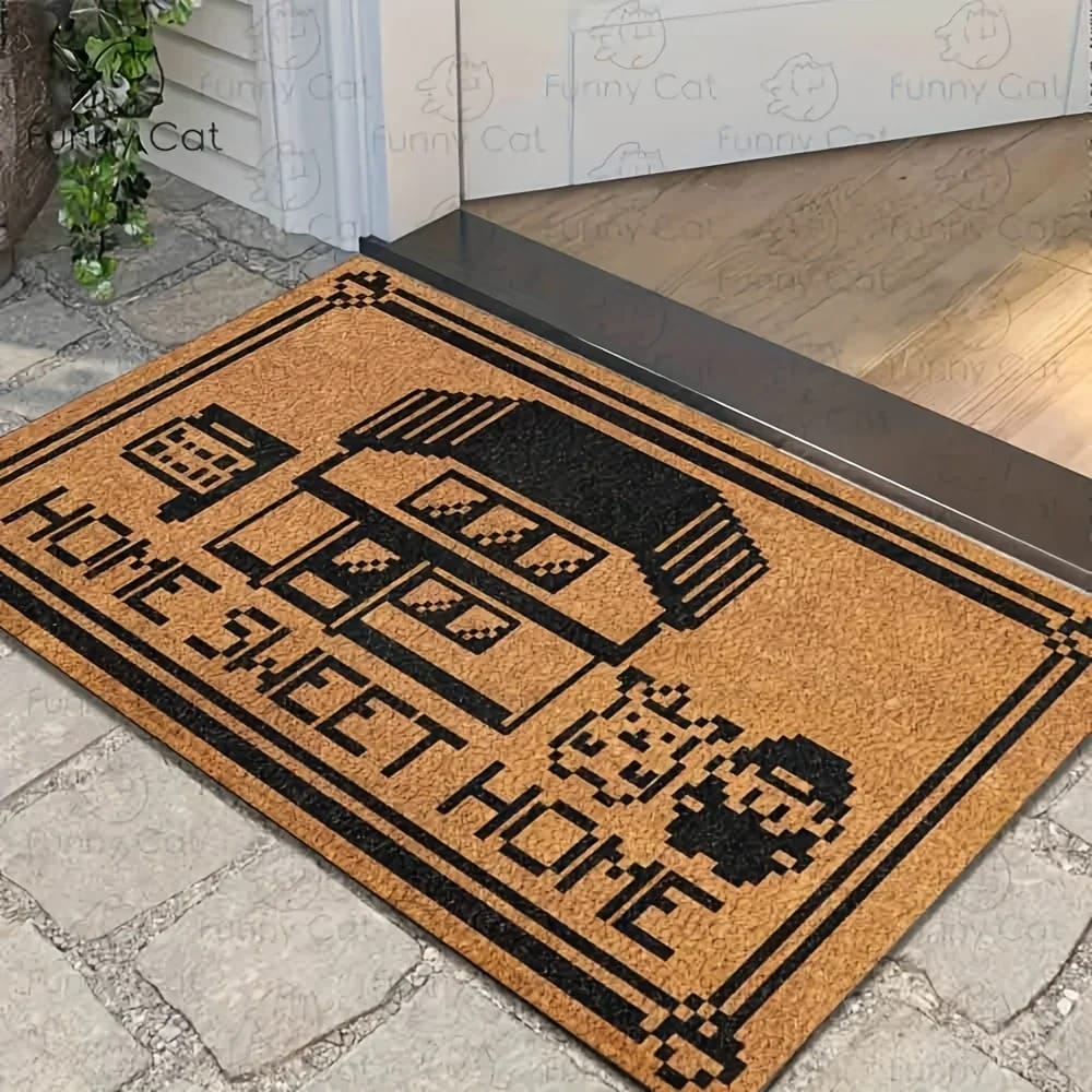 PixelNest Anime Welcome Door Mat