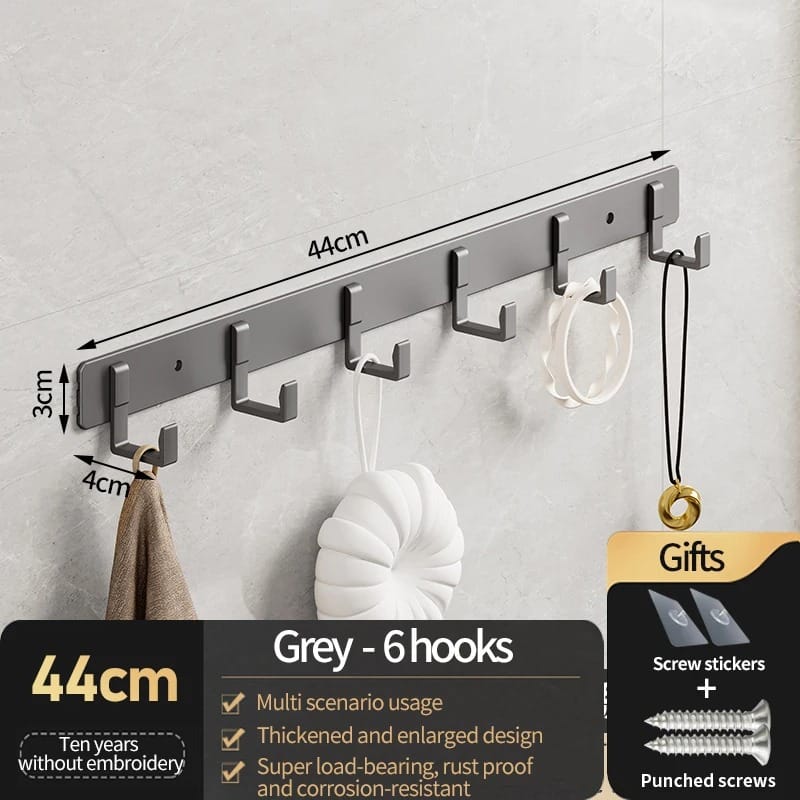 EntryHold Multi-Purpose Wall & Door Hooks Heavy-Duty Hangers