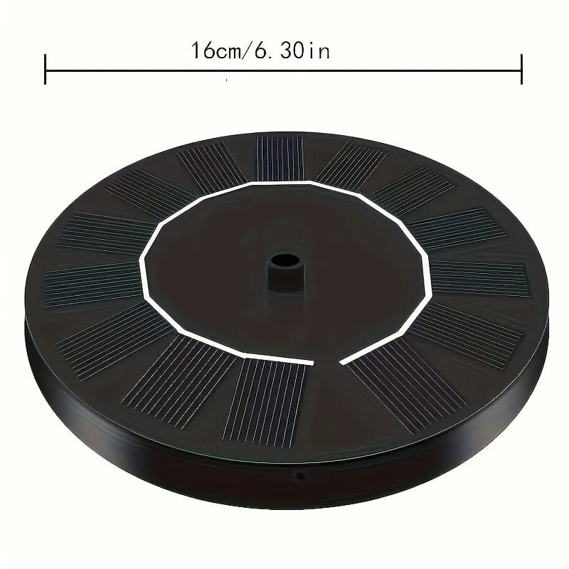 SummerFlow Solar Floating Fountain Pump – Garden Pond & Pool Water Feature with Spray Nozzles
