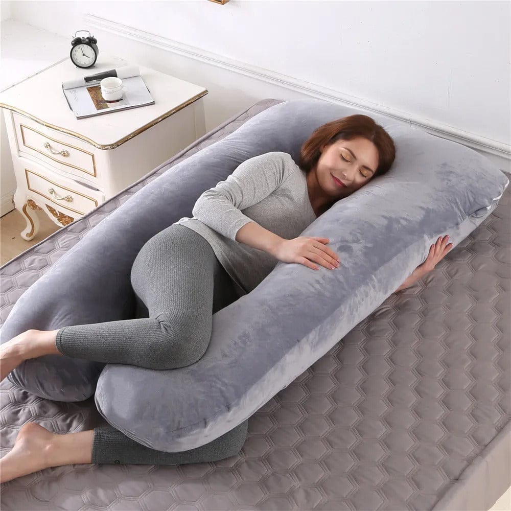 MaternityEase Full-Body Pregnancy Pillow – 130x70cm