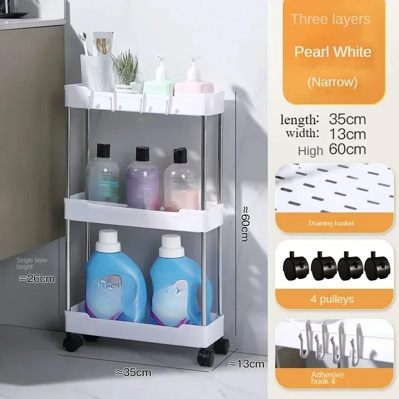 Push Trolley Multi-Layer Storage