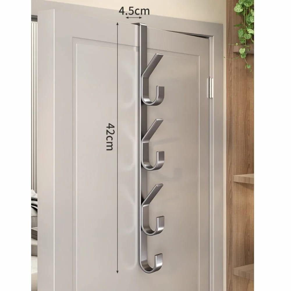 HomeEase Over Door Hook Rack Heavy-Duty