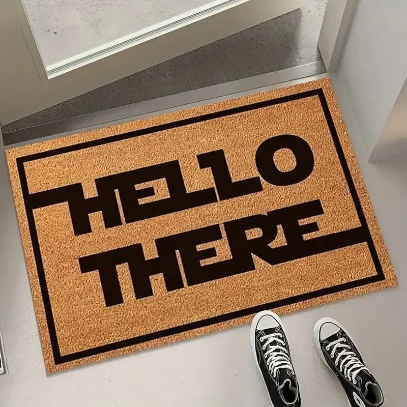 HomeGreet Durable Welcome Door Mat – Stain-Resistant Indoor & Outdoor Entrance Rug