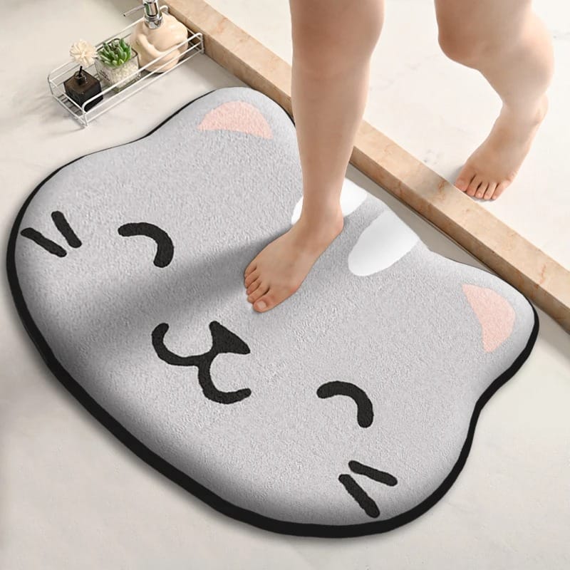 Mascot Cat Anti Slip Bathroom Mat