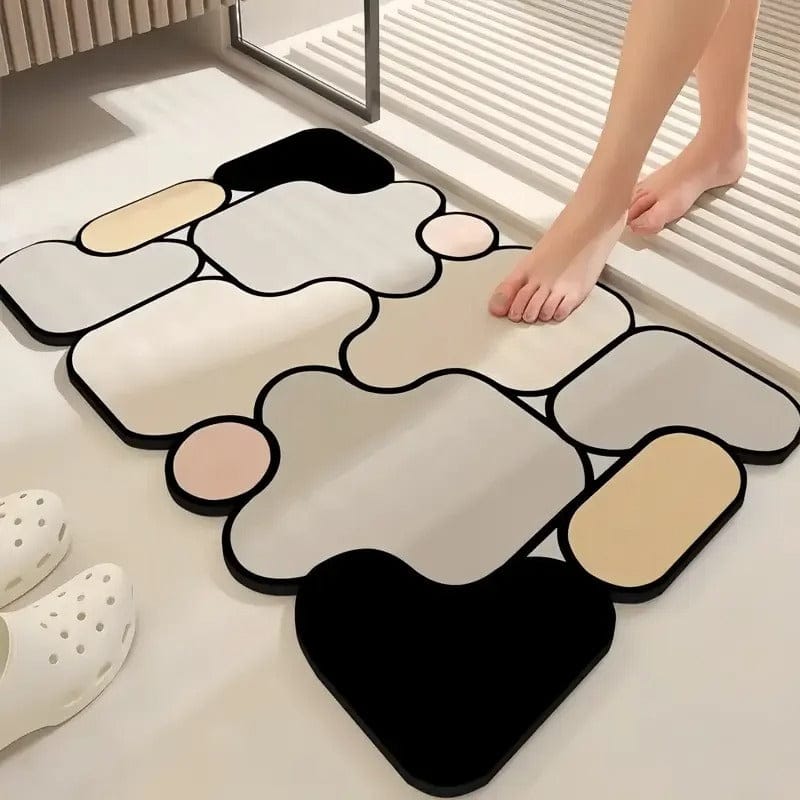 Special-Shaped Diatom Mud Bathroom Mat – Absorbent & Anti-Slip Floor Mat