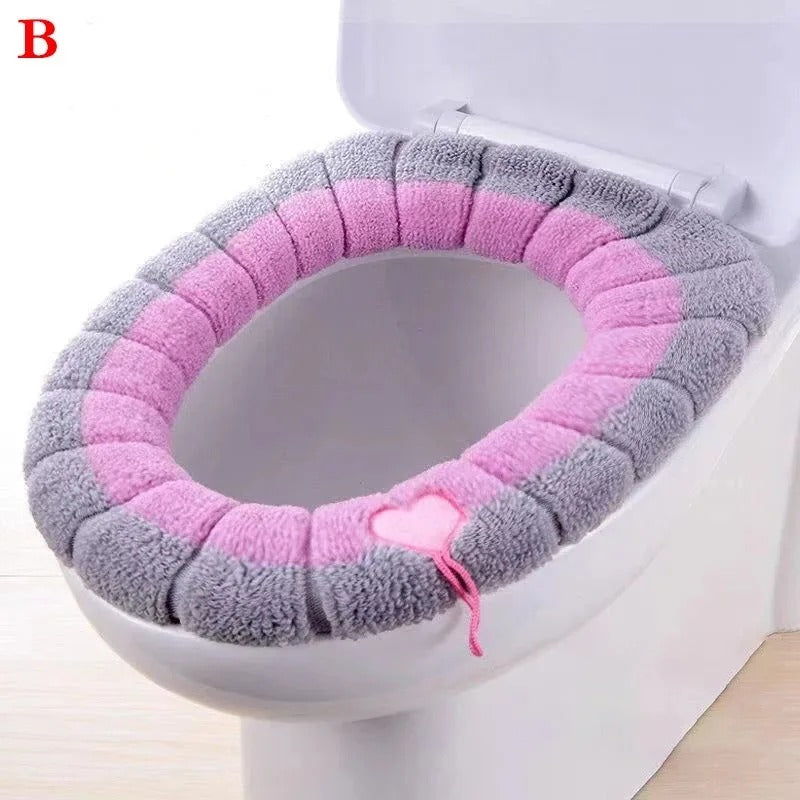 CozySeat Winter Plush Toilet Seat Cover Mat