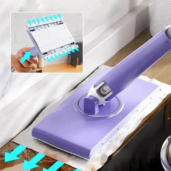 CleanSnap | Hands-Free Floor Cleaning Mop with 360° Swivel Head