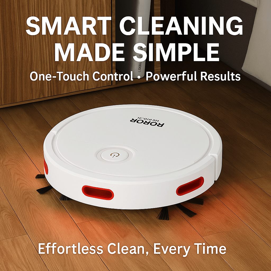 CleanMaster 3-in-1 Robot Vacuum