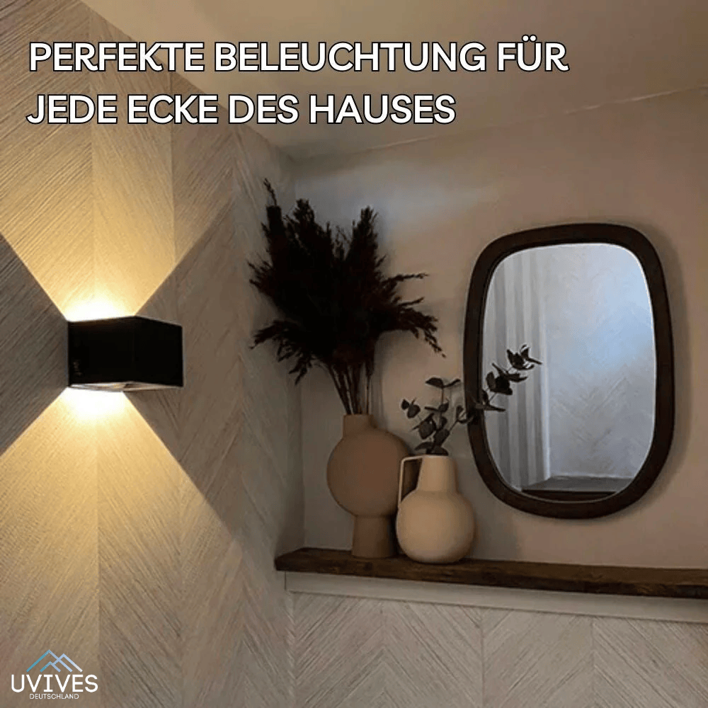 GlowCube Cordless Wall Lamp – Luxury USB Rechargeable Light with Motion Sensor
