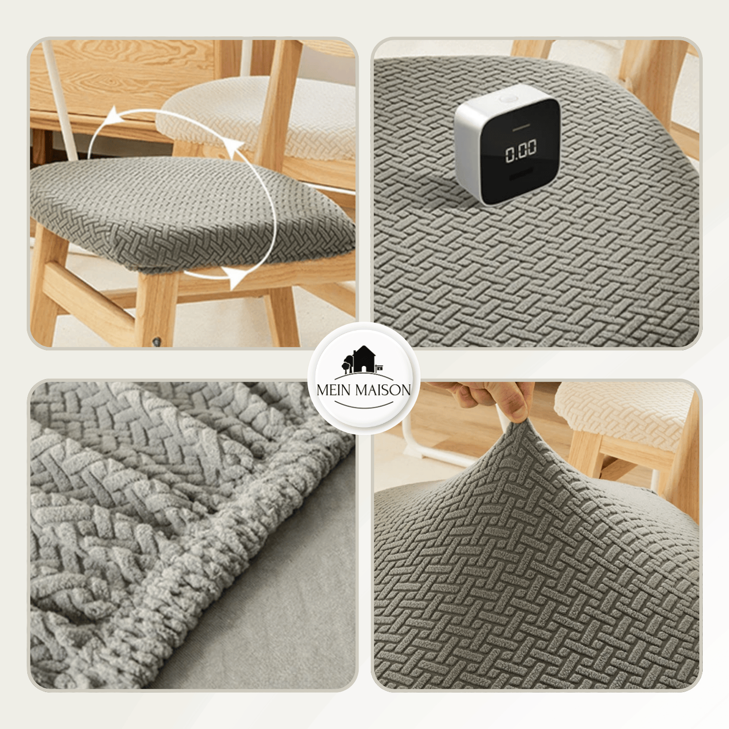 SilqueShield | Stylish Waterproof Chair Covers [4 pack]