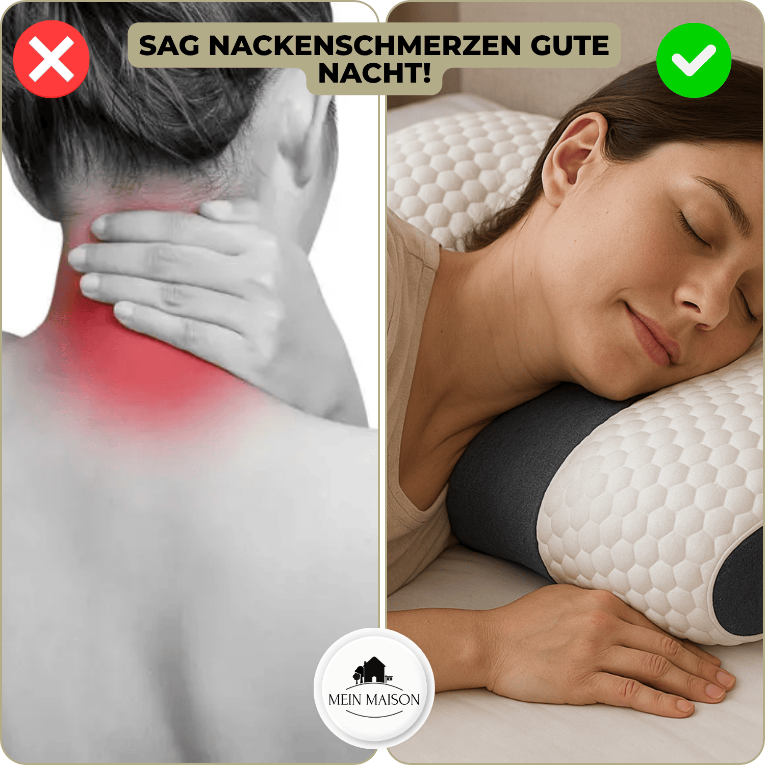 SleepAlign | Orthopedic Neck Pillow
