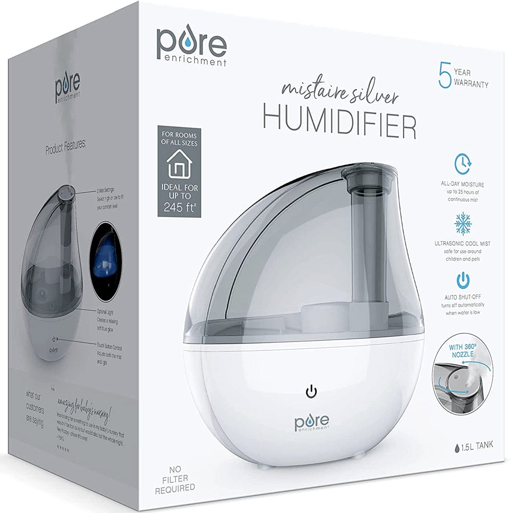 Air Humidifier - Quiet Ultrasonic Mist Humidifier For Bedroom - WarehousesChoice