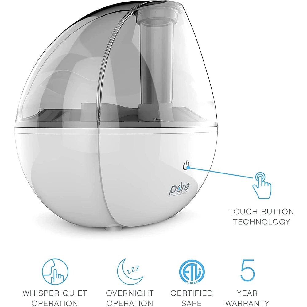 Air Humidifier - Quiet Ultrasonic Mist Humidifier For Bedroom - WarehousesChoice