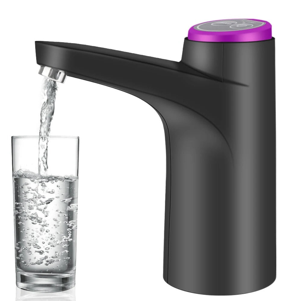HydroFlow Electric Water Pump with USB Rechargeable Touch Control – Portable Water Dispenser for Gallon Bottles