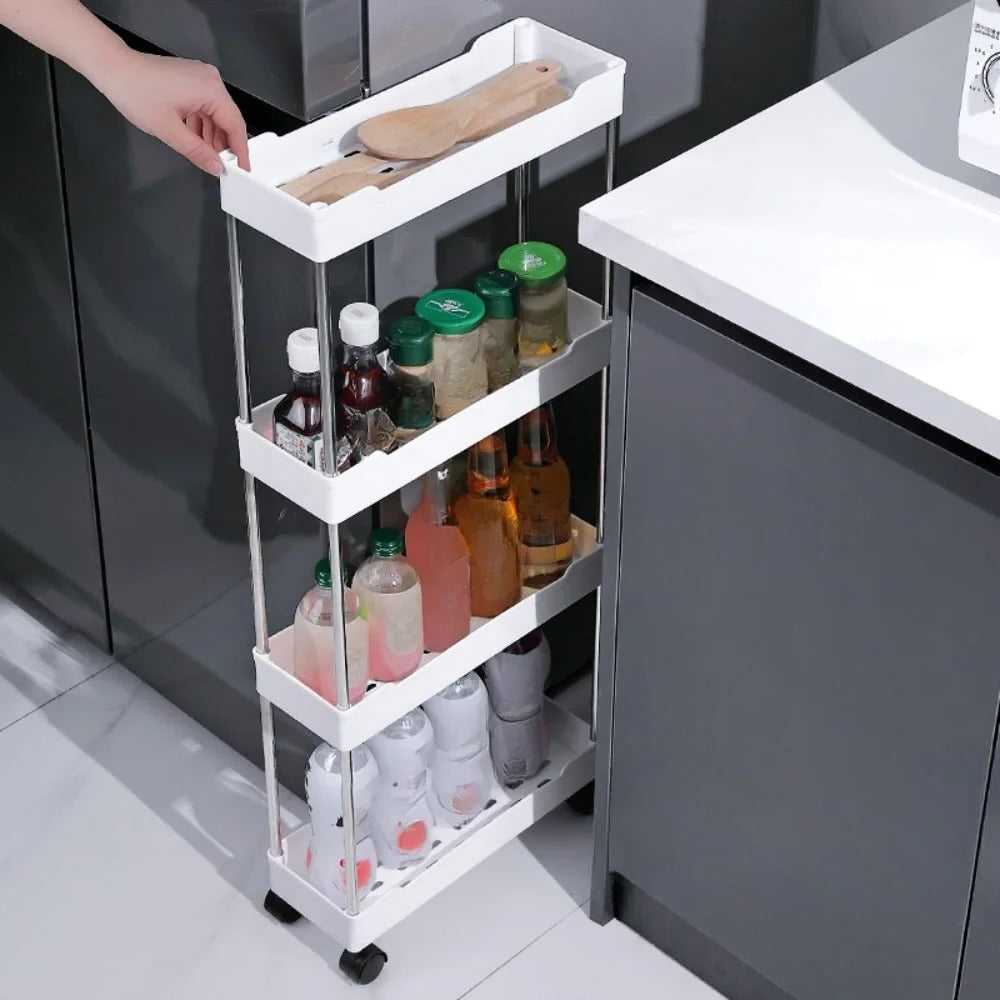 Push Trolley Multi-Layer Storage