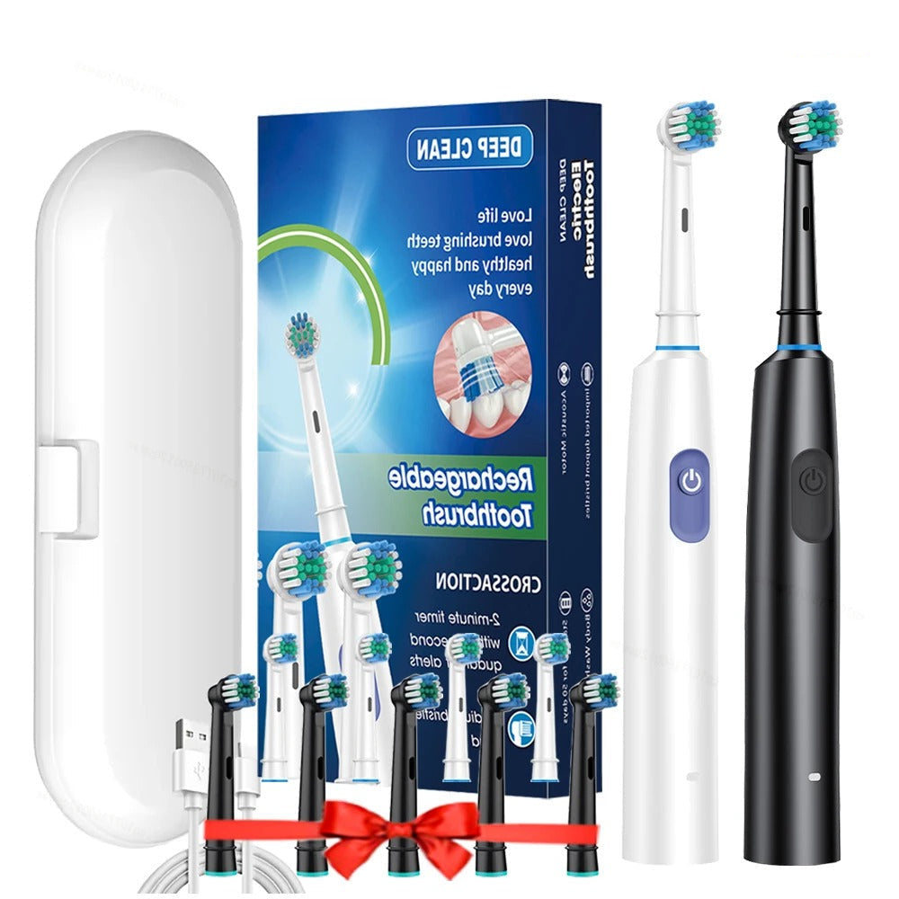 Rotary Electric Toothbrush with Timer