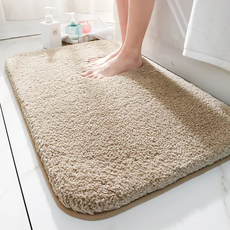 CloudStep Luxe Bathroom Rug – Super Thick Ultra-Plush Microfiber Bath Mat