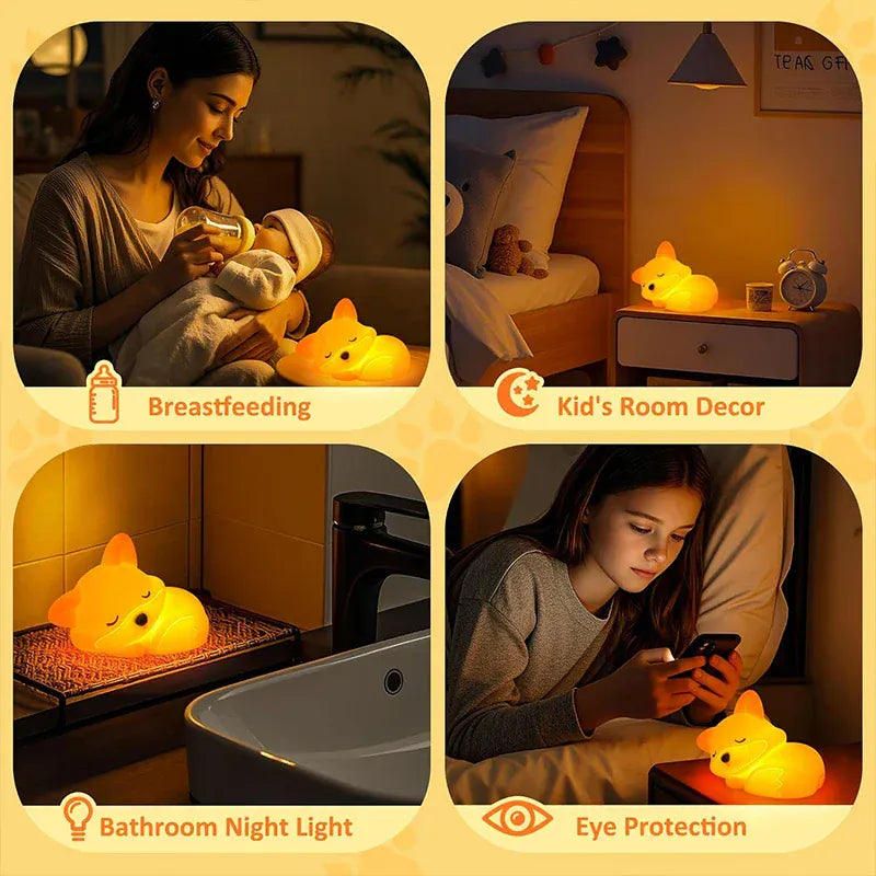 GlowFox | Silicone Night Light