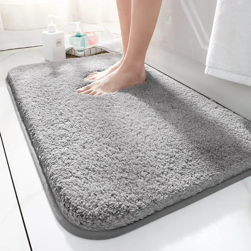 CloudStep Luxe Bathroom Rug – Super Thick Ultra-Plush Microfiber Bath Mat