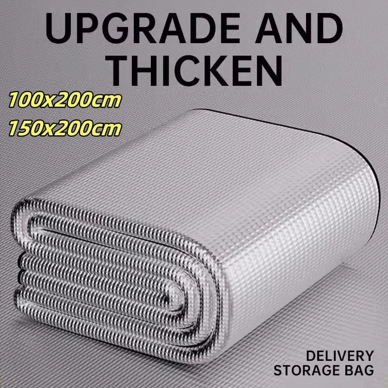 Ultralight Thermal Camping Mat – Waterproof Foam Foil Insulation Sleeping Pad & Tent Footprint with Heat Reflecting Technology