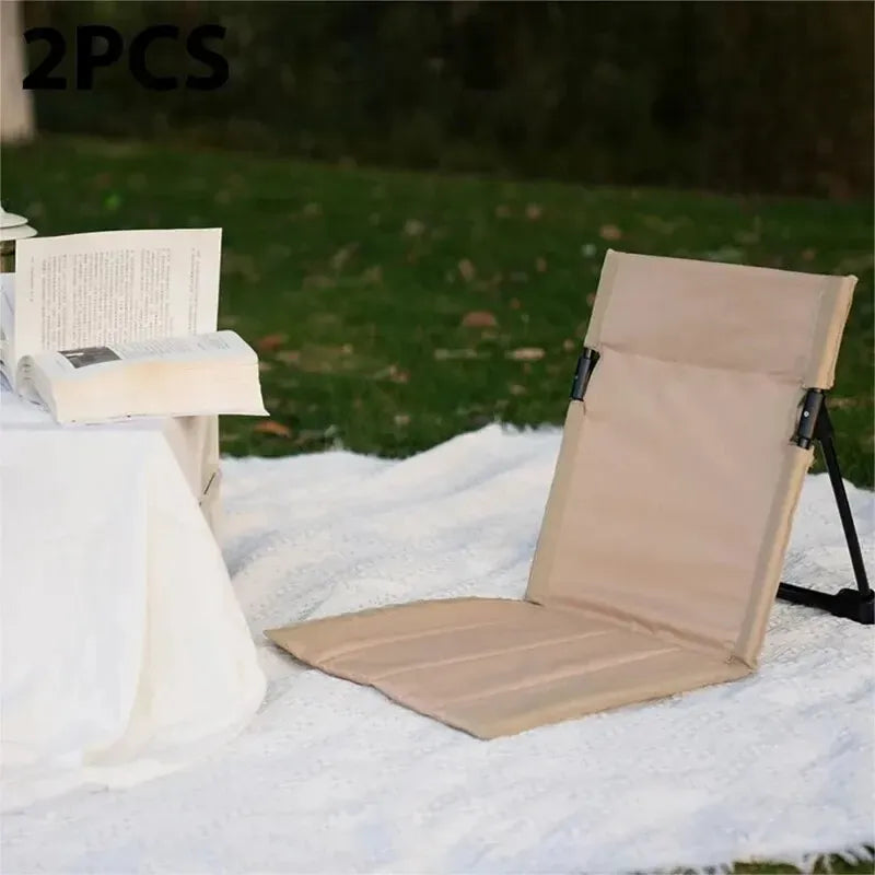 Foldable Chair with Backrest Cushion