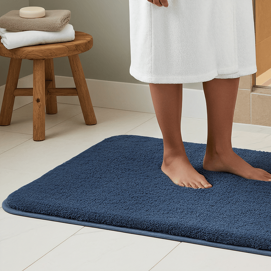 CloudStep Luxe Bathroom Rug – Super Thick Ultra-Plush Microfiber Bath Mat