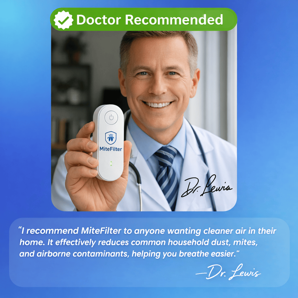 MiteFilter™ Dust Mites Mini Air Purifier