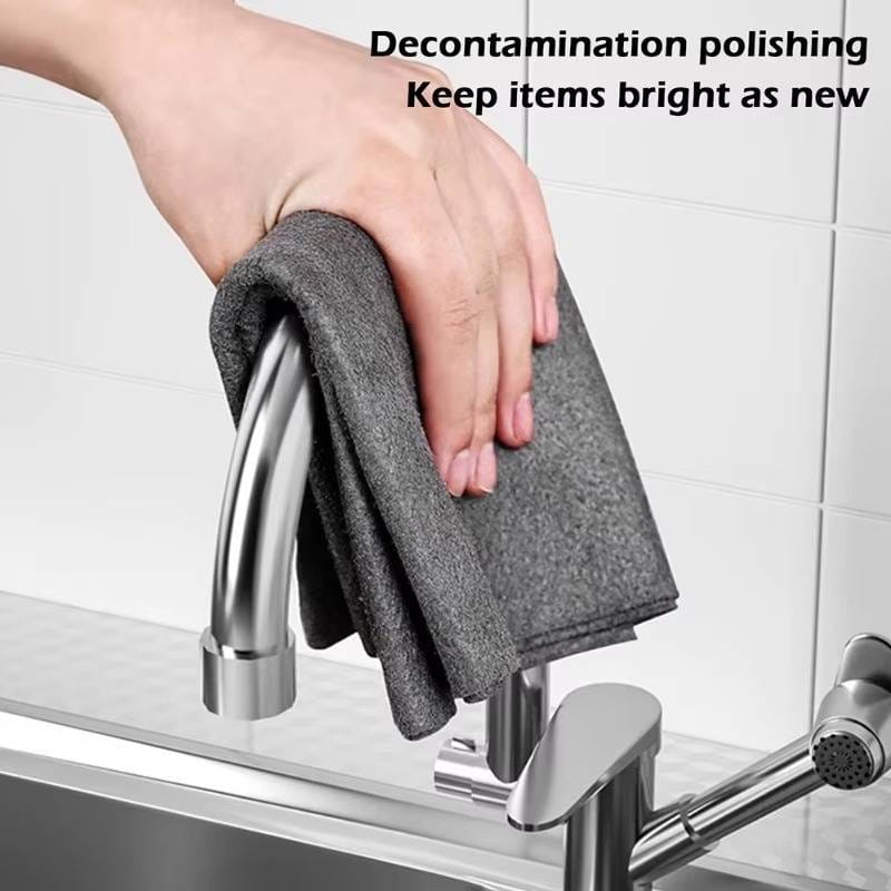 PureWipe | 10pcs Versatile Microfiber Cloths for Windows, Car & Kitchen