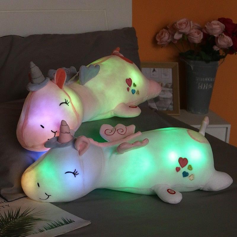 Starhorn Glowing Unicorn Plush – Cuddly Light-Up Friend with Rainbow LEDs for Kids