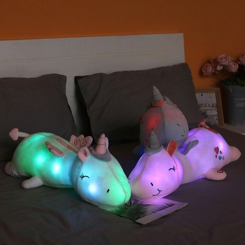 Starhorn Glowing Unicorn Plush – Cuddly Light-Up Friend with Rainbow LEDs for Kids