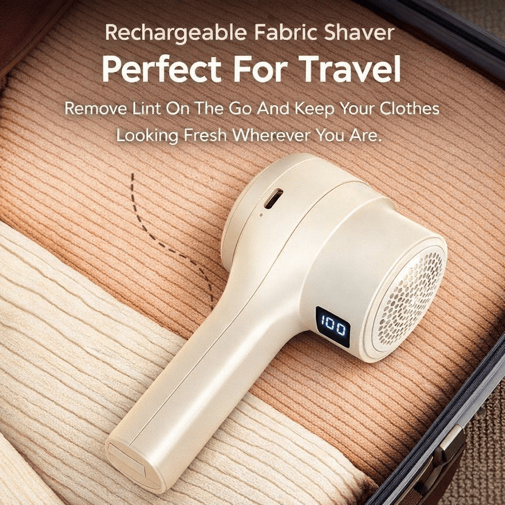 Rechargeable Fabric Shaver Electric Lint Remover with LED Display