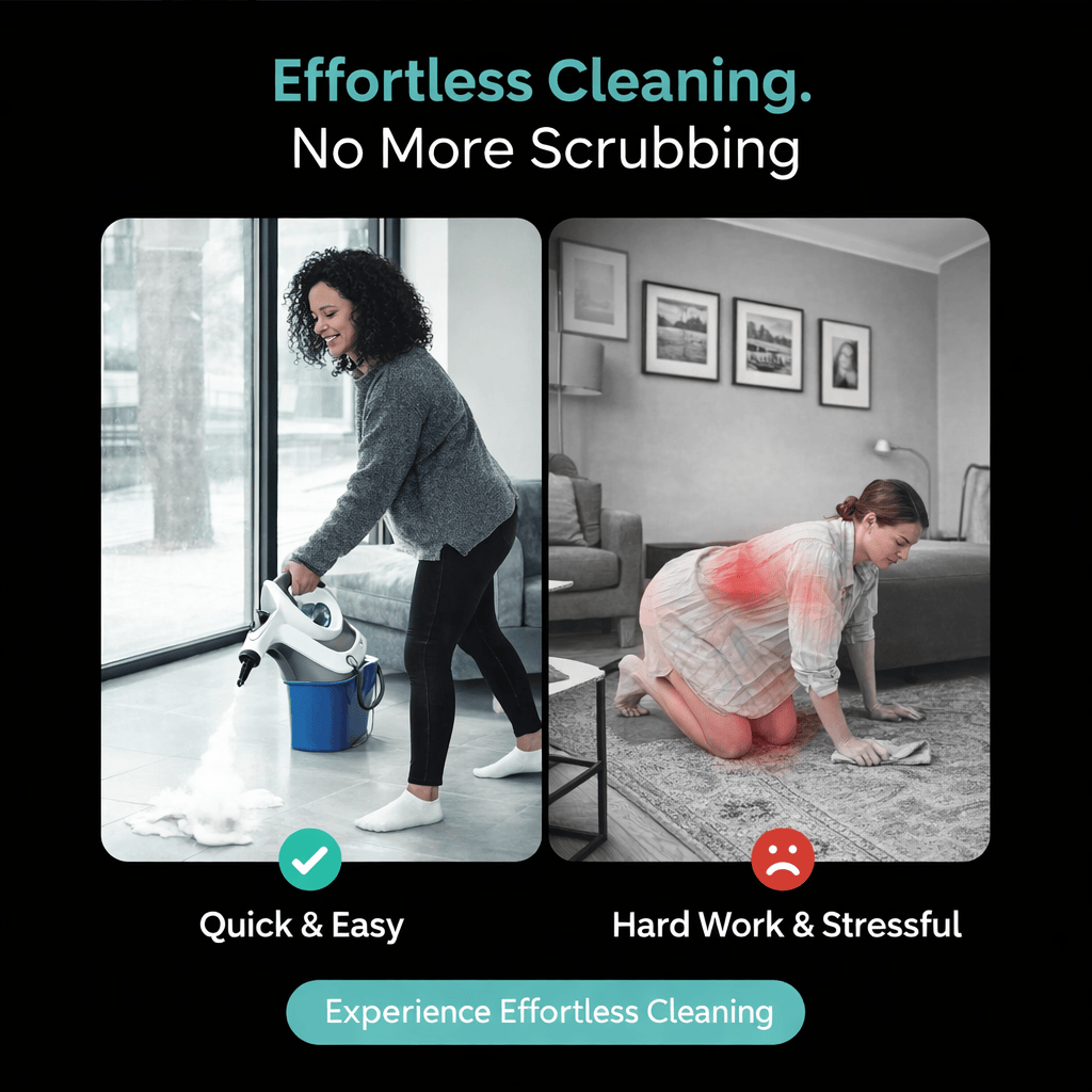 SteamPro - Handheld Multi-Surface Steam Cleaner for Deep Cleaning