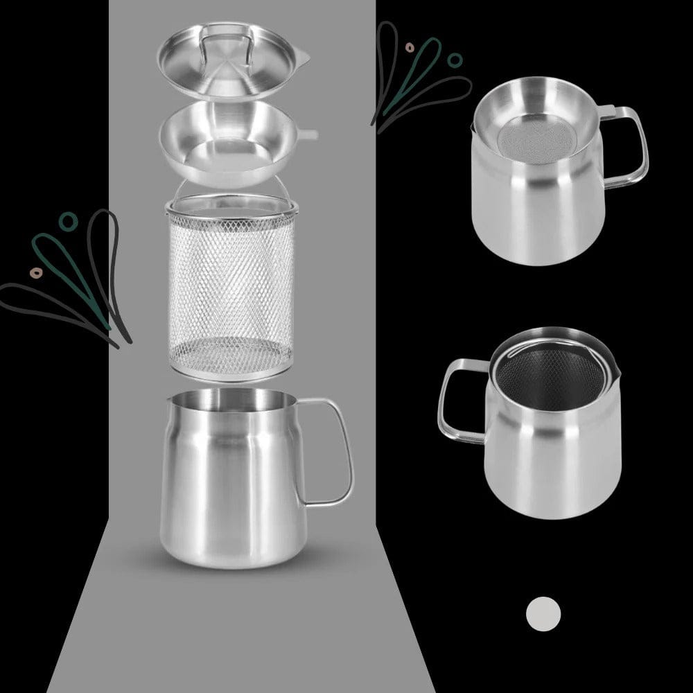 FryZen | 2-in-1 Deep Frying Pot with Built-In Oil Strainer