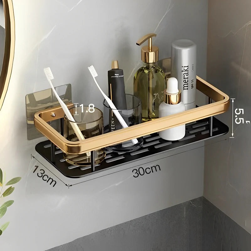 Punch-Free Wall Mounted Shelf