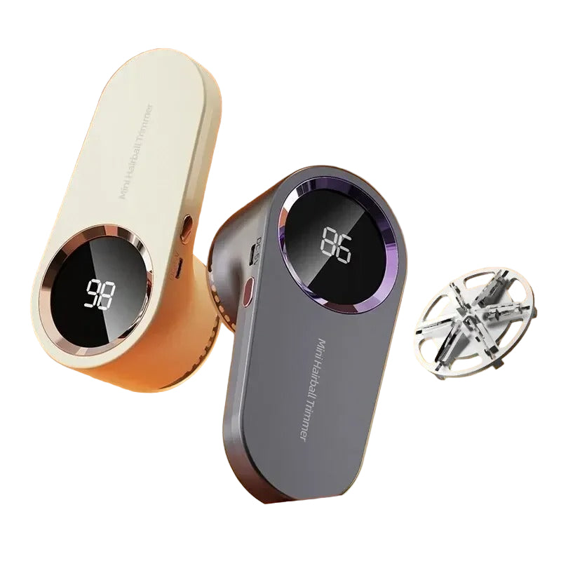 Electric Fabric Shaver Rechargeable Lint Remover with Digital Display