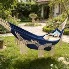 Bohemian Double Tassel Hammock