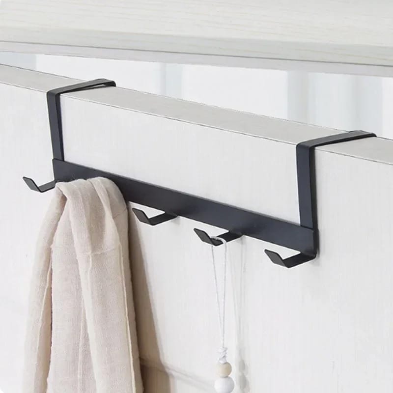IronHold 5-Hook Over Door Rack Heavy-Duty