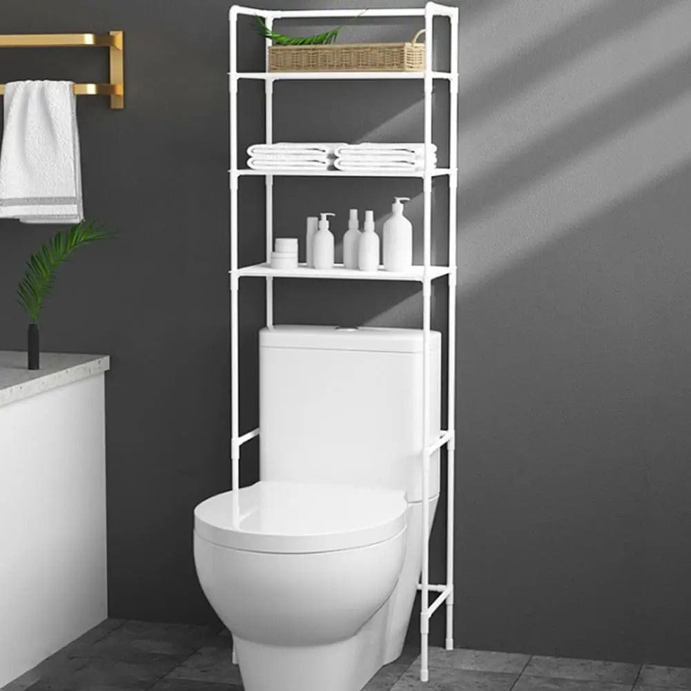Freestanding Over Toilet Bathroom Storage Rack Multi-Layer Organizer